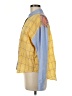 Timing Color Block Yellow Long Sleeve Button-Down Shirt Size M - photo 5