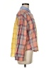Timing Color Block Yellow Long Sleeve Button-Down Shirt Size M - photo 4