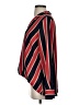 Gibson 100% Polyester Stripes Red Long Sleeve Blouse Size S - photo 5