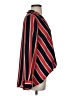 Gibson 100% Polyester Stripes Red Long Sleeve Blouse Size S - photo 4