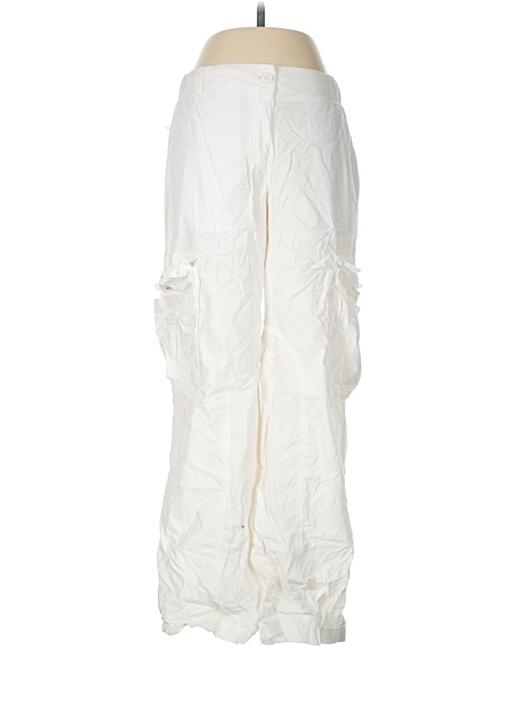 Pre-owned Glassons Cargo Pants In White