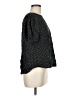 Worthington Polka Dots Black Short Sleeve Blouse Size M - photo 4