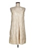 One Clothing 100% Polyester Metallic Ivory Cocktail Dress Size M - photo 1