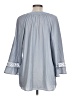 Soft Surroundings 100% Polyester Gray 3/4 Sleeve Blouse Size L - photo 2