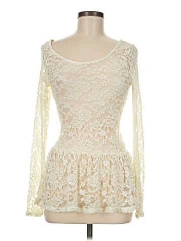 Charlotte Russe Long Sleeve Blouse (view 1)