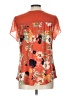 Daniel Rainn Orange Short Sleeve Blouse Size L (petite) - photo 2