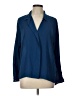 Calvin Klein 100% Polyester Blue 3/4 Sleeve Blouse Size L (estimated) - photo 1
