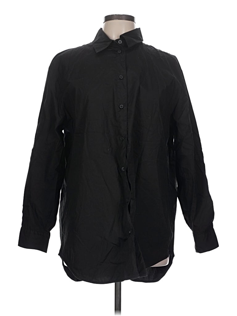 Click to view more detailed imagery on our partner's website Pre-owned Samsoe & Samsoe Long Sleeve Button Down Shirt In Black