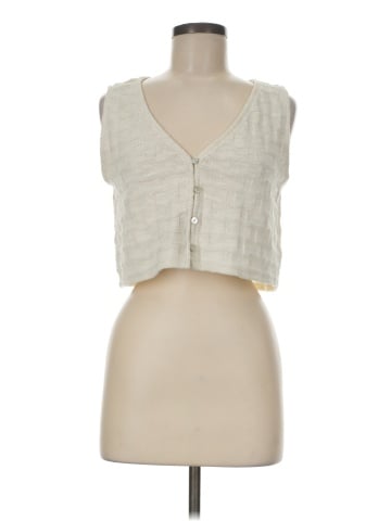 Madewell Basketweave-Stitch Vest (view 1)