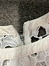 Unbranded 100% Cotton Ivory Short Sleeve Blouse Size XS - photo 7