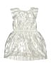 OshKosh B'gosh 100% Polyester Metallic Silver Dress Size 6X - photo 2