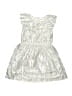 OshKosh B'gosh 100% Polyester Metallic Silver Dress Size 6X - photo 1
