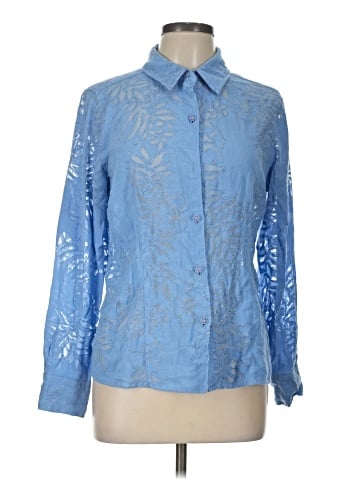 Sag Harbor Long Sleeve Blouse (view 1)