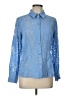 Sag Harbor Blue Long Sleeve Blouse Size 10 - photo 1