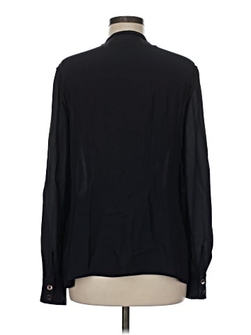 Tory Burch Long Sleeve Silk Top (view 2)