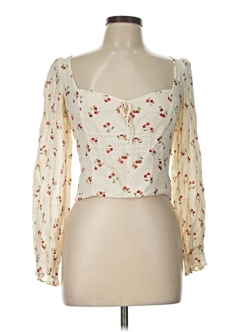 Reformation 3/4 Sleeve Blouse (view 1)