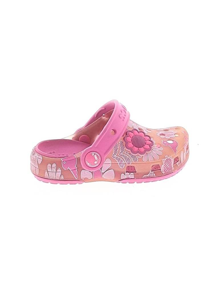 Pre-owned Crocs Kids' Clogs In Pink