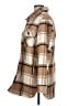 Thread & Supply 100% Polyester Plaid Brown Coat Size L - photo 5