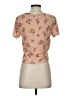 Good Luck Gem Floral Tan Short Sleeve Turtleneck Size XS (estimated) - photo 2