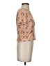 Good Luck Gem Floral Tan Short Sleeve Turtleneck Size XS (estimated) - photo 4