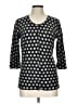 Merona Polka Dots Black Cardigan Size L - photo 1