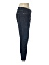 White House Black Market Chevron-herringbone Blue Jeans Size 6 Short - photo 4