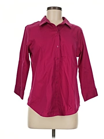 Coldwater Creek 3/4 Sleeve Button-Down Shirt (view 1)