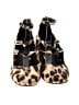 ASOS Animal Print Brown Heels Size 6 - photo 2