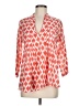 Roberta Roller Rabbit 100% Cotton Orange 3/4 Sleeve Blouse Size M - photo 1