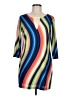 Trina Turk Stripes Blue Casual Dress Size M (estimated) - photo 1