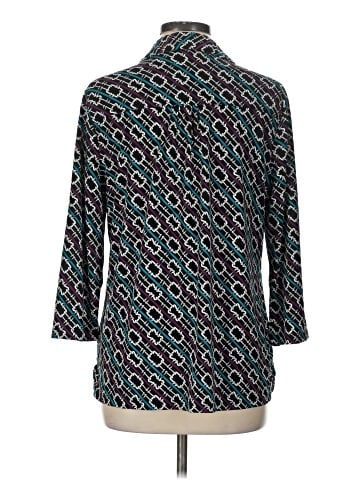 Dana Buchman Long Sleeve Polo (view 2)