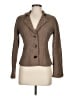 Giorgio Armani Chevron-herringbone Brown Blazer Size EU 40 / US 10 - photo 1