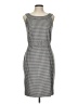 Calvin Klein Houndstooth Gray Casual Dress Size 10 - photo 1