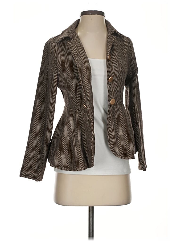Click to view more detailed imagery on our partner's website Pre-owned Unbranded Blazer Jacket In Brown