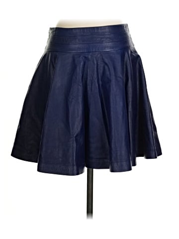 an original MILLY of New York Faux Leather Skirt (view 2)