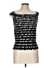 Victor Costa Black Sleeveless Blouse Size 10 - photo 1