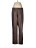 Anne Klein Metallic Brown Casual Pants Size 0X - photo 1
