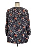 Daniel Rainn 100% Polyester Floral Black 3/4 Sleeve Blouse Size 2X - photo 2