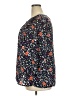 Daniel Rainn 100% Polyester Floral Black 3/4 Sleeve Blouse Size 2X - photo 5