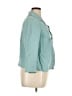 Elevenses 100% Linen Teal Blazer Size 14 - photo 4
