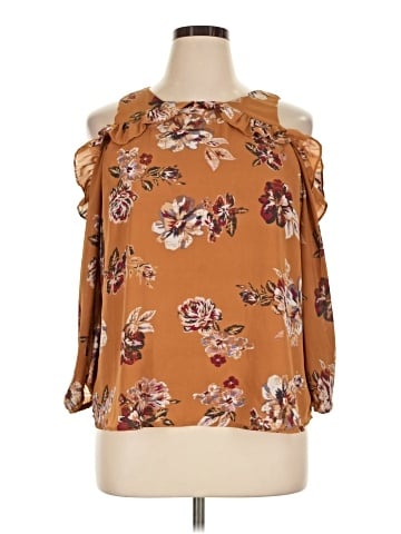 Maurices 3/4 Sleeve Blouse (view 1)