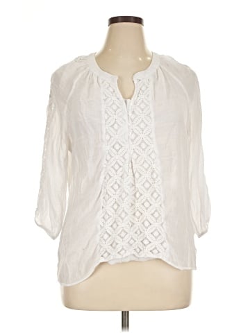 Counterparts 3/4 Sleeve Blouse (view 1)