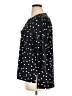 Ellen Tracy Polka Dots Black 3/4 Sleeve Blouse Size XL - photo 5