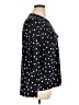 Ellen Tracy Polka Dots Black 3/4 Sleeve Blouse Size XL - photo 4