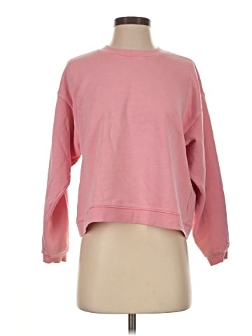 Madewell (Re)sourced Cotton Swing Sweatshirt (view 1)