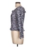 Zara Blue Long Sleeve Top Size L - photo 5