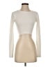 Zara Ivory Long Sleeve T-Shirt Size S - photo 1