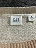 Gap 100% Cotton Metallic Gold Pullover Sweater Size M (tall) - photo 7