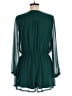 Express 100% Polyester Solid Green Romper Size M - photo 2