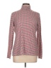 Lands' End Houndstooth Red Long Sleeve Blouse Size L - photo 1